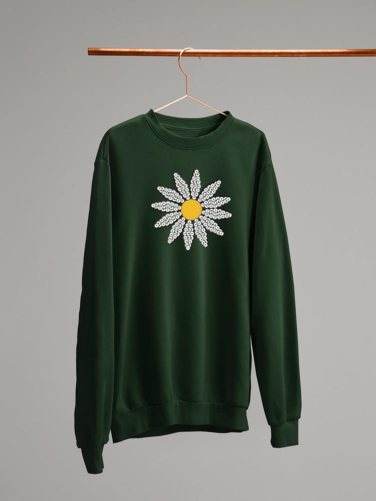 Cute Daisy Flower Art Sweatshirt Women's -Image by Shutterstock