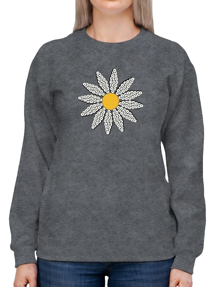 Cute Daisy Flower Art Sweatshirt Women's -Image by Shutterstock