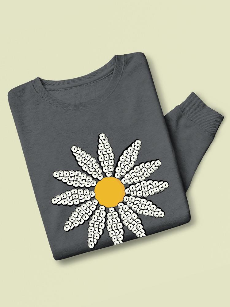 Cute Daisy Flower Art Sweatshirt Women's -Image by Shutterstock
