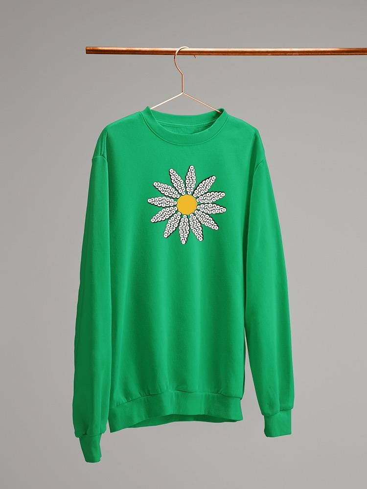 Cute Daisy Flower Art Sweatshirt Women's -Image by Shutterstock