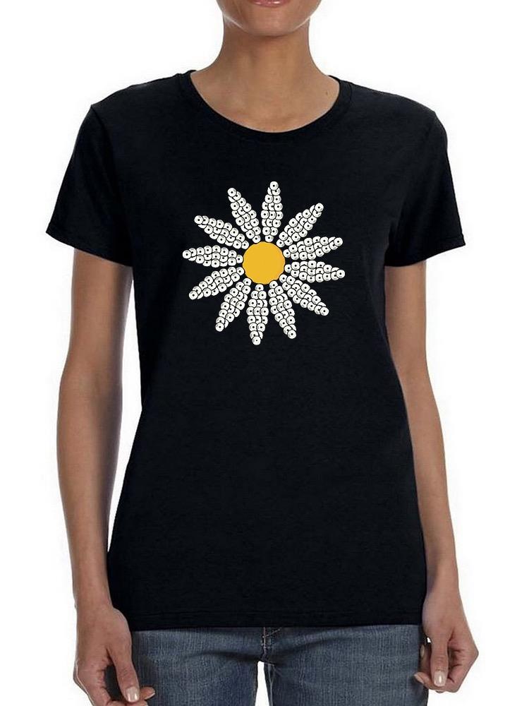 Cute Daisy Flower Art T-shirt Women's -Image by Shutterstock