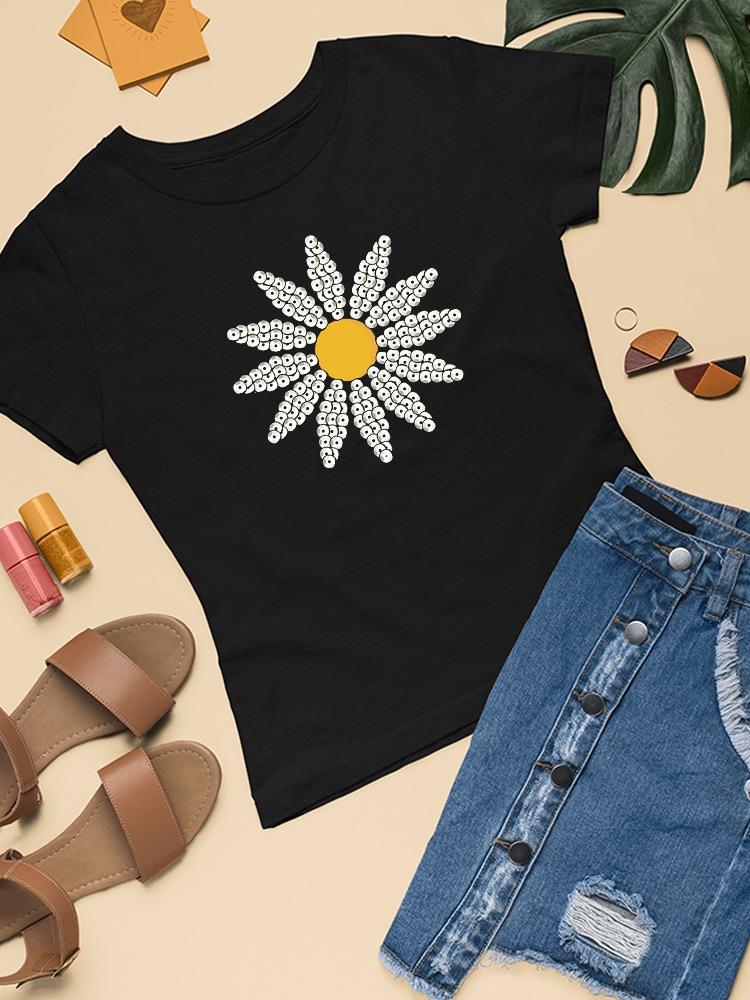 Cute Daisy Flower Art T-shirt Women's -Image by Shutterstock