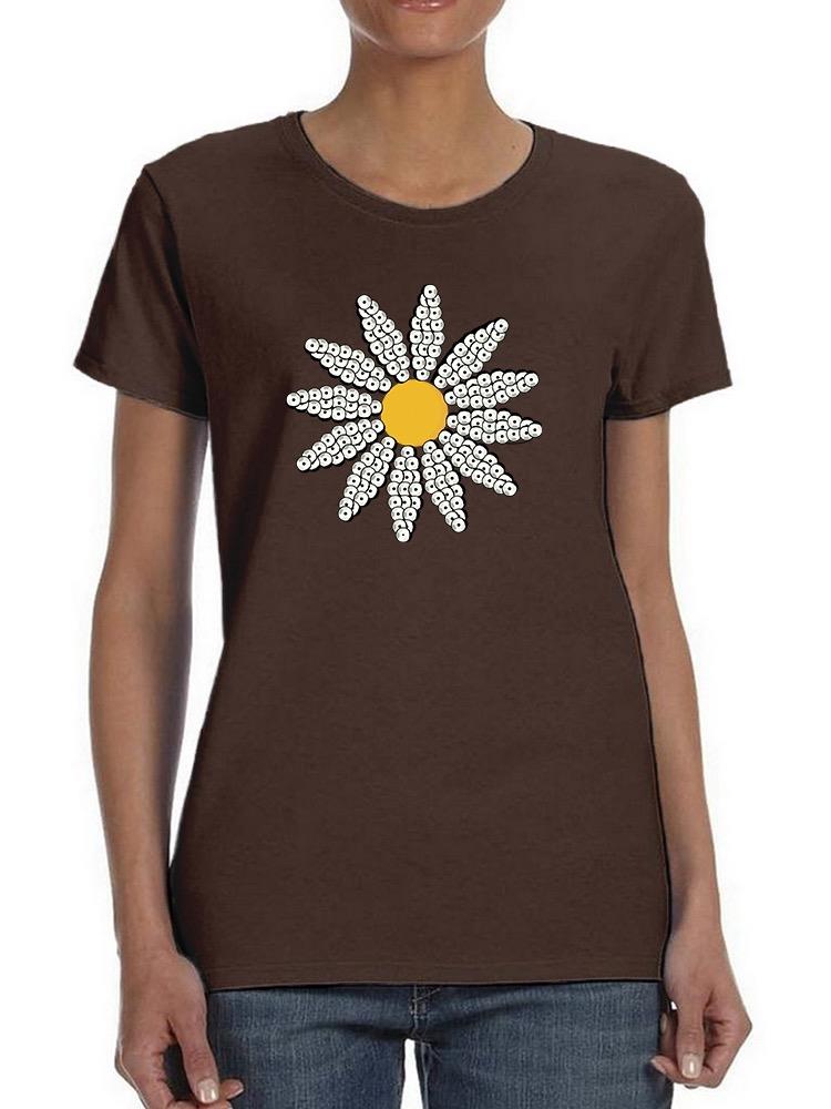 Cute Daisy Flower Art T-shirt Women's -Image by Shutterstock