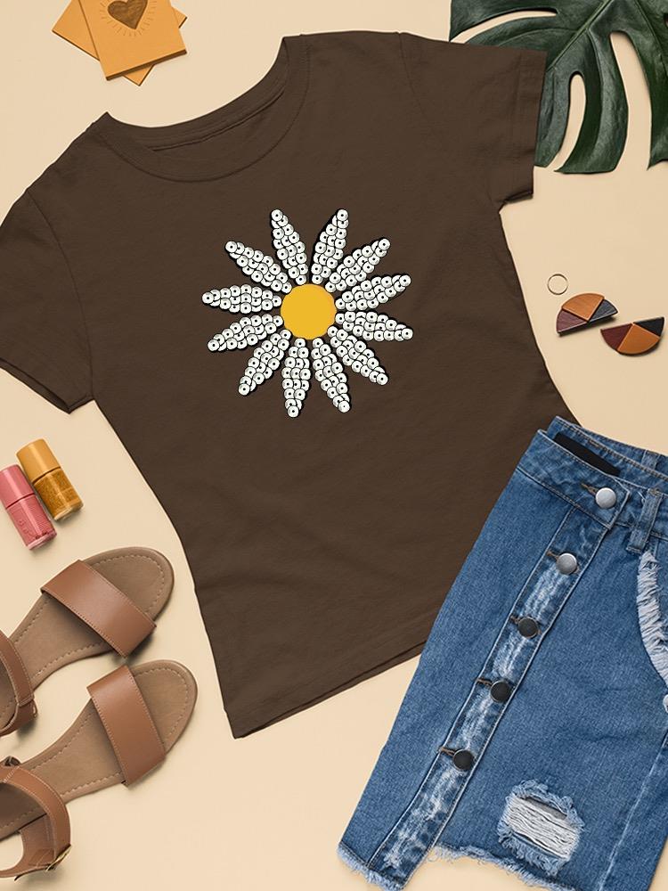 Cute Daisy Flower Art T-shirt Women's -Image by Shutterstock