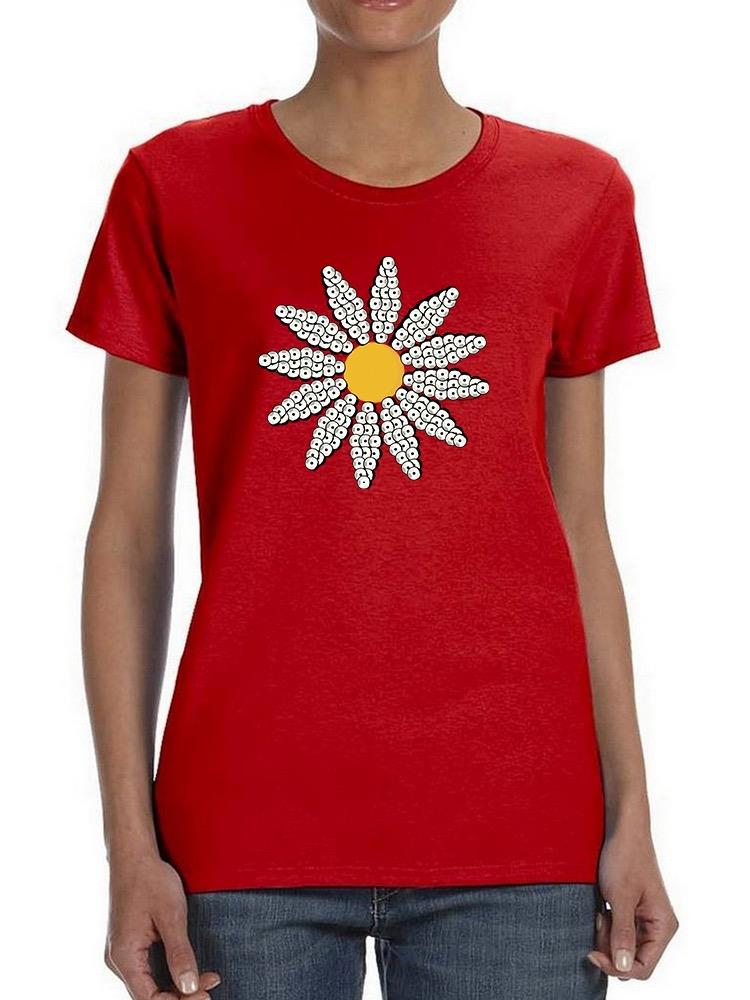 Cute Daisy Flower Art T-shirt Women's -Image by Shutterstock