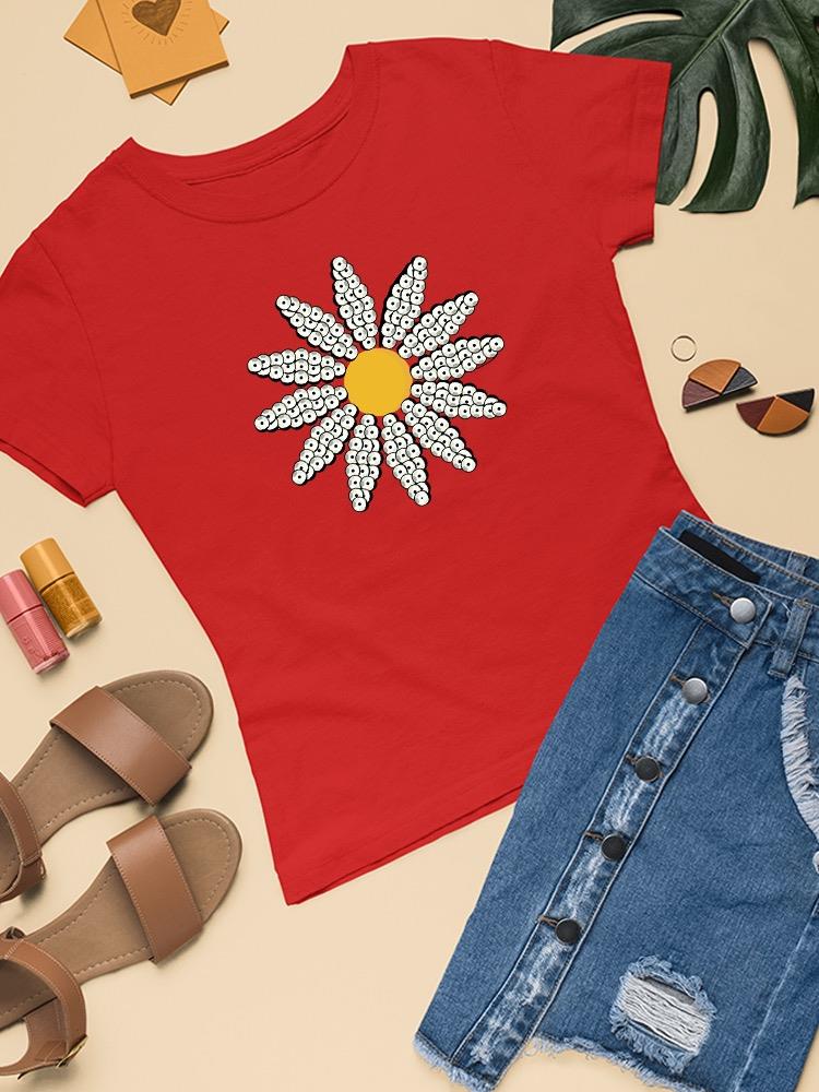 Cute Daisy Flower Art T-shirt Women's -Image by Shutterstock