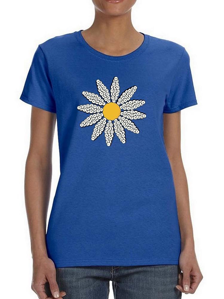 Cute Daisy Flower Art T-shirt Women's -Image by Shutterstock