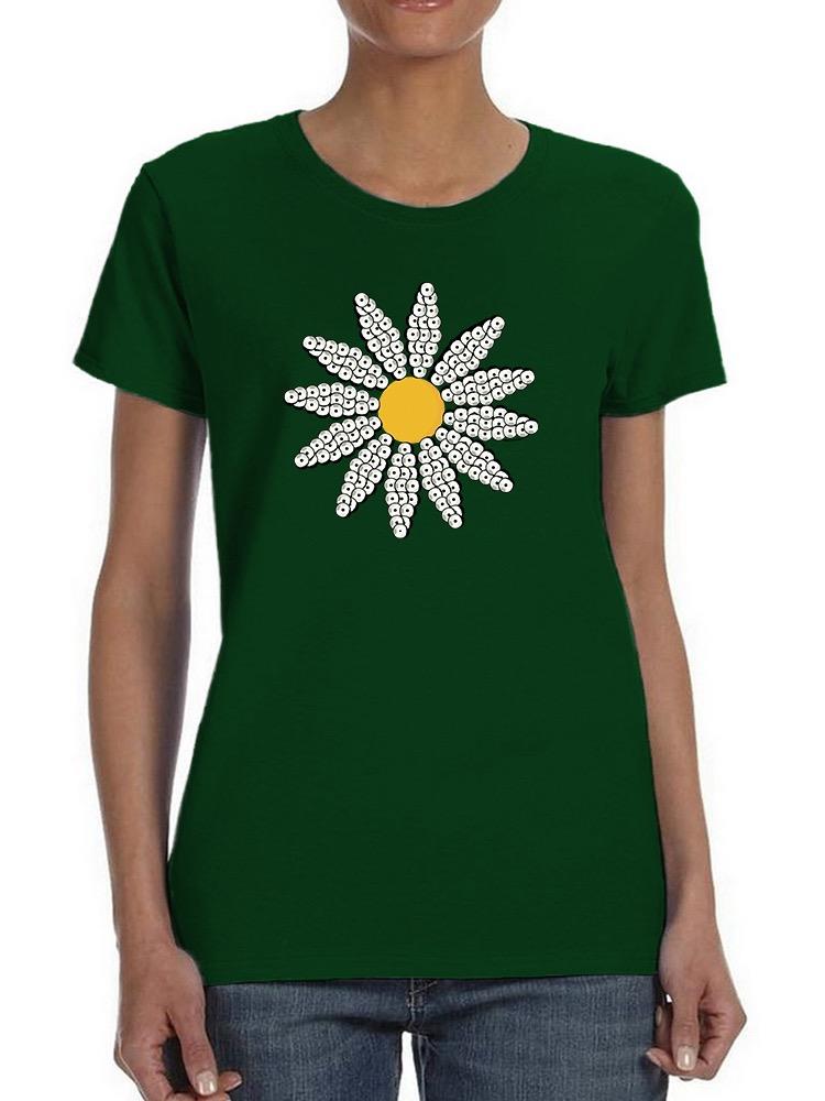 Cute Daisy Flower Art T-shirt Women's -Image by Shutterstock