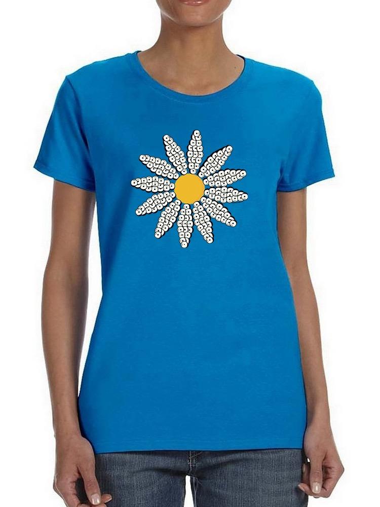 Cute Daisy Flower Art T-shirt Women's -Image by Shutterstock