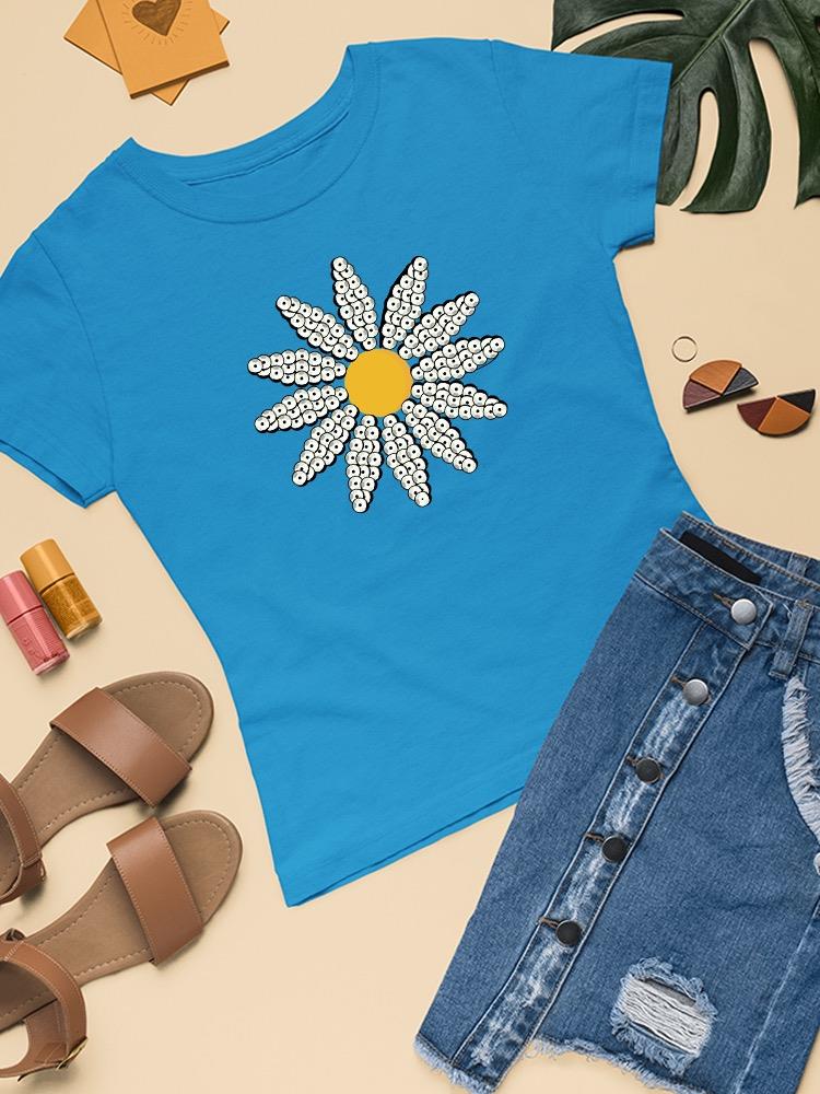 Cute Daisy Flower Art T-shirt Women's -Image by Shutterstock