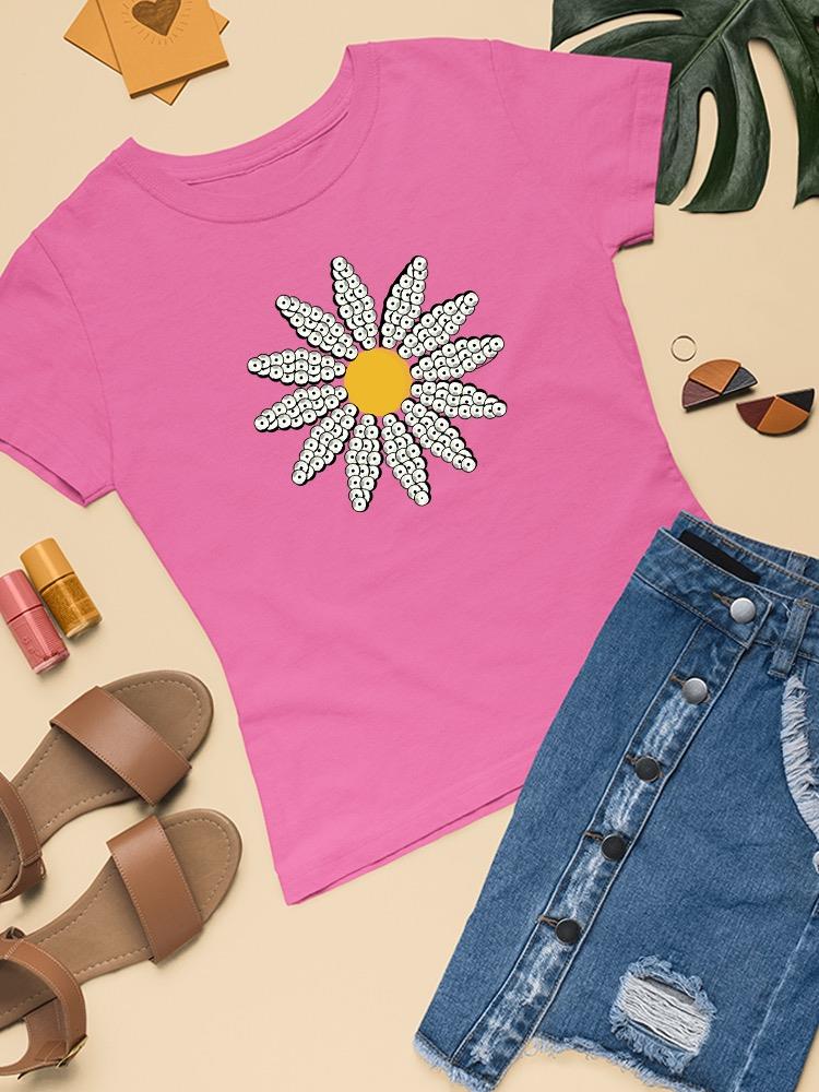 Cute Daisy Flower Art T-shirt Women's -Image by Shutterstock