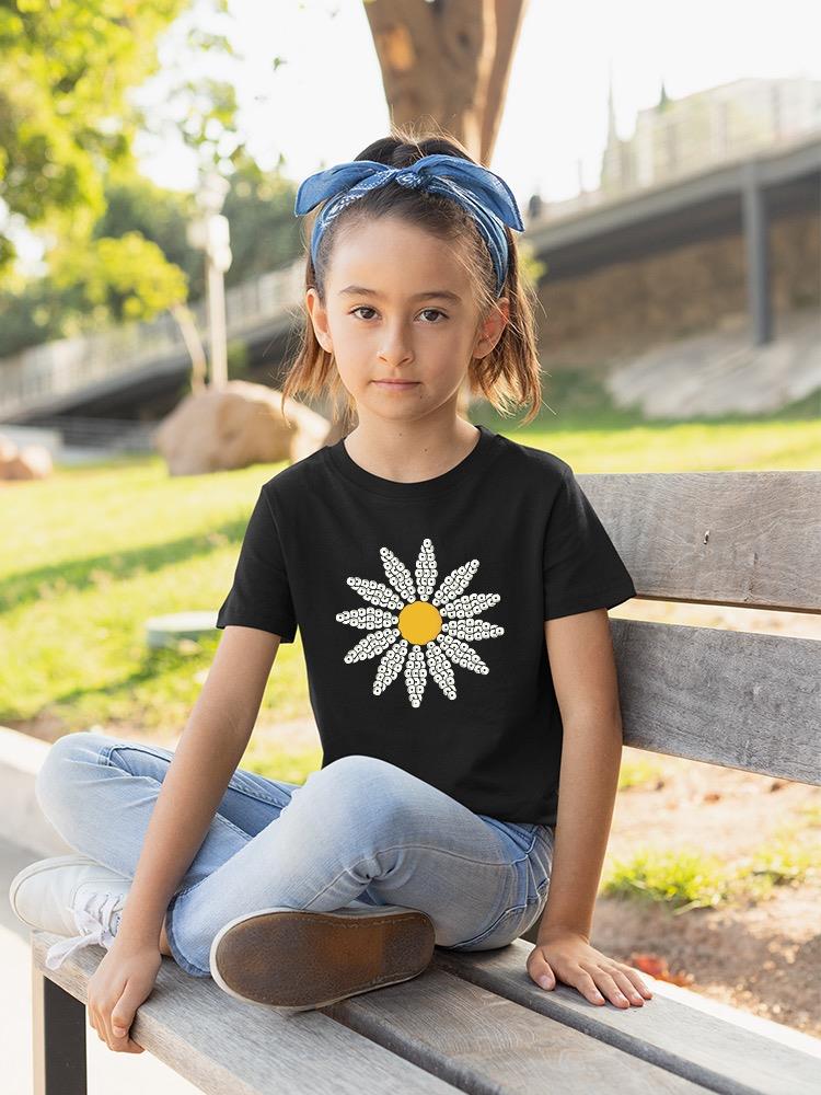 Cute Daisy Flower Art T-shirt Youth's -Image by Shutterstock