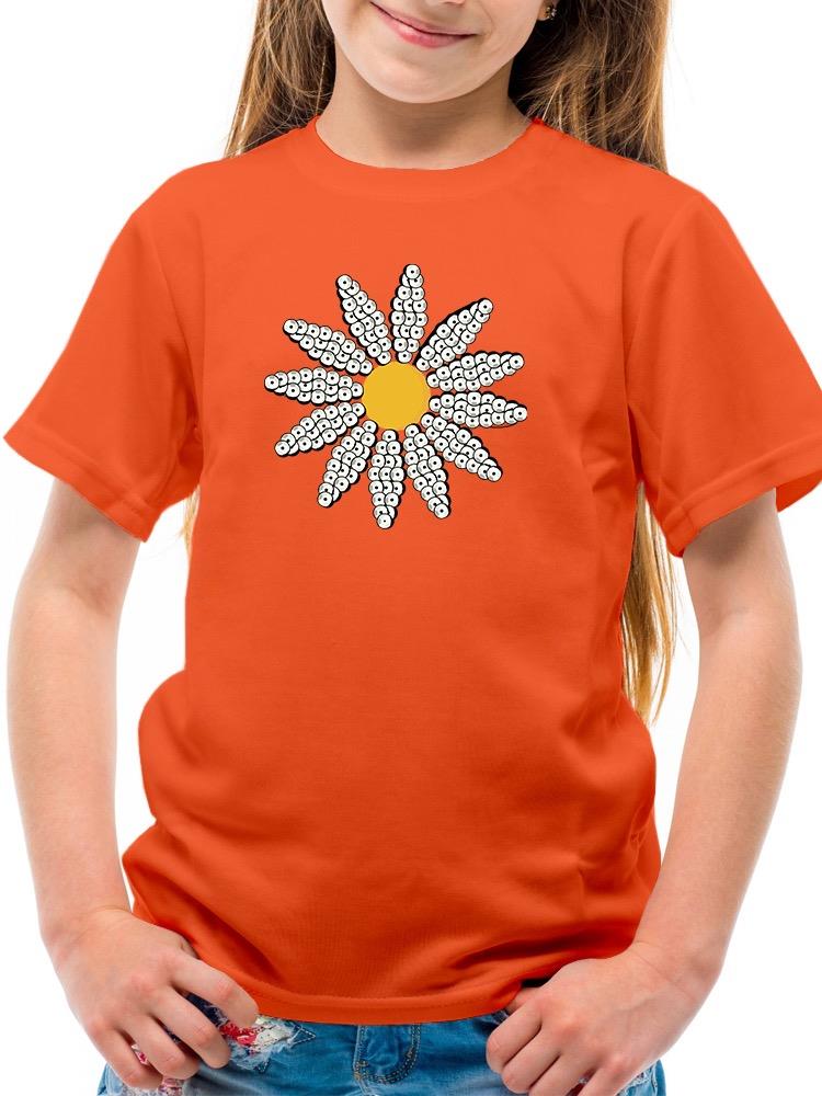 Cute Daisy Flower Art T-shirt Youth's -Image by Shutterstock