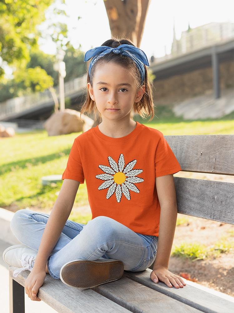 Cute Daisy Flower Art T-shirt Youth's -Image by Shutterstock