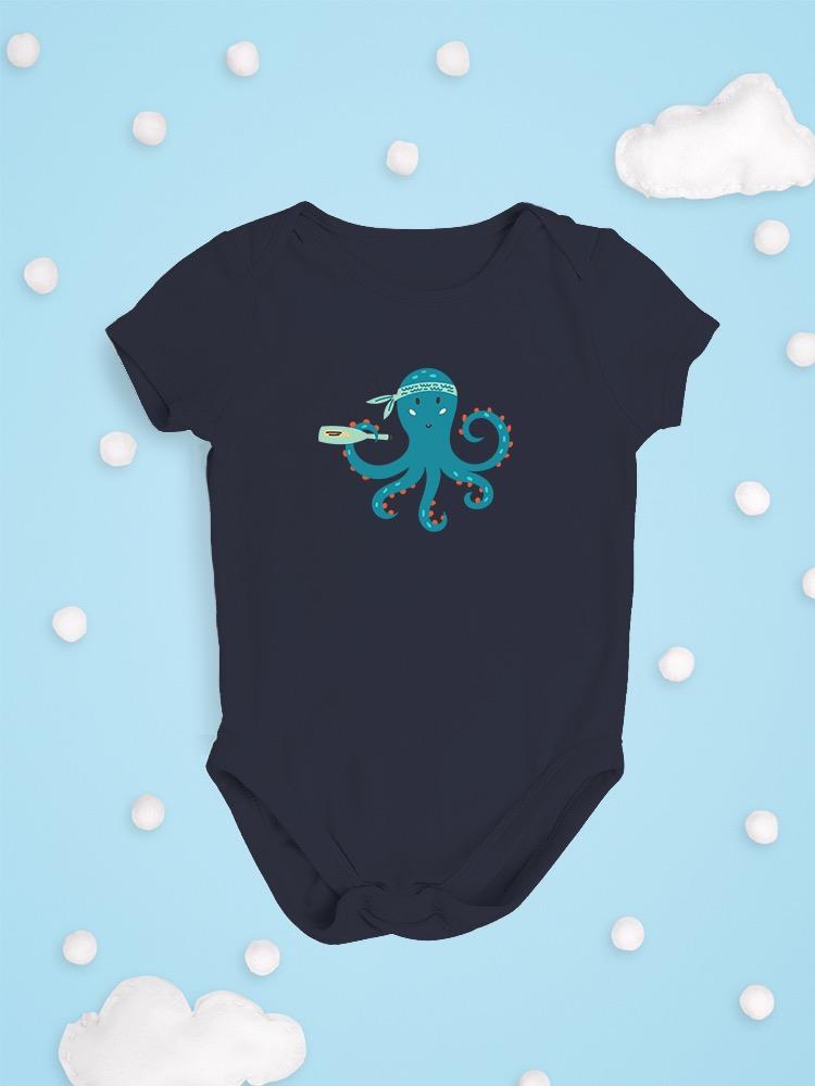Pirate Octopus With Bandana Bodysuit -Image by Shutterstock