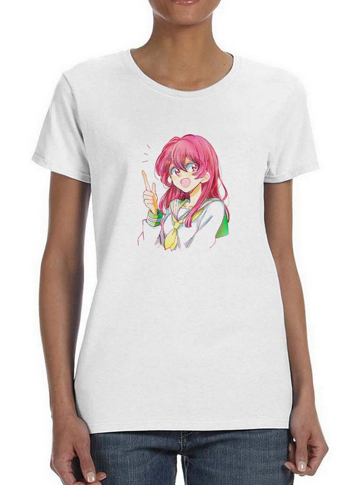 Anime Schoolgirl Idea T-shirt -Image by Shutterstock