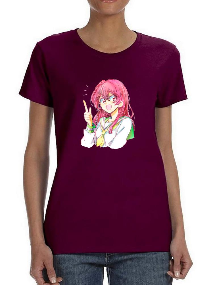 Anime Schoolgirl Idea T-shirt -Image by Shutterstock