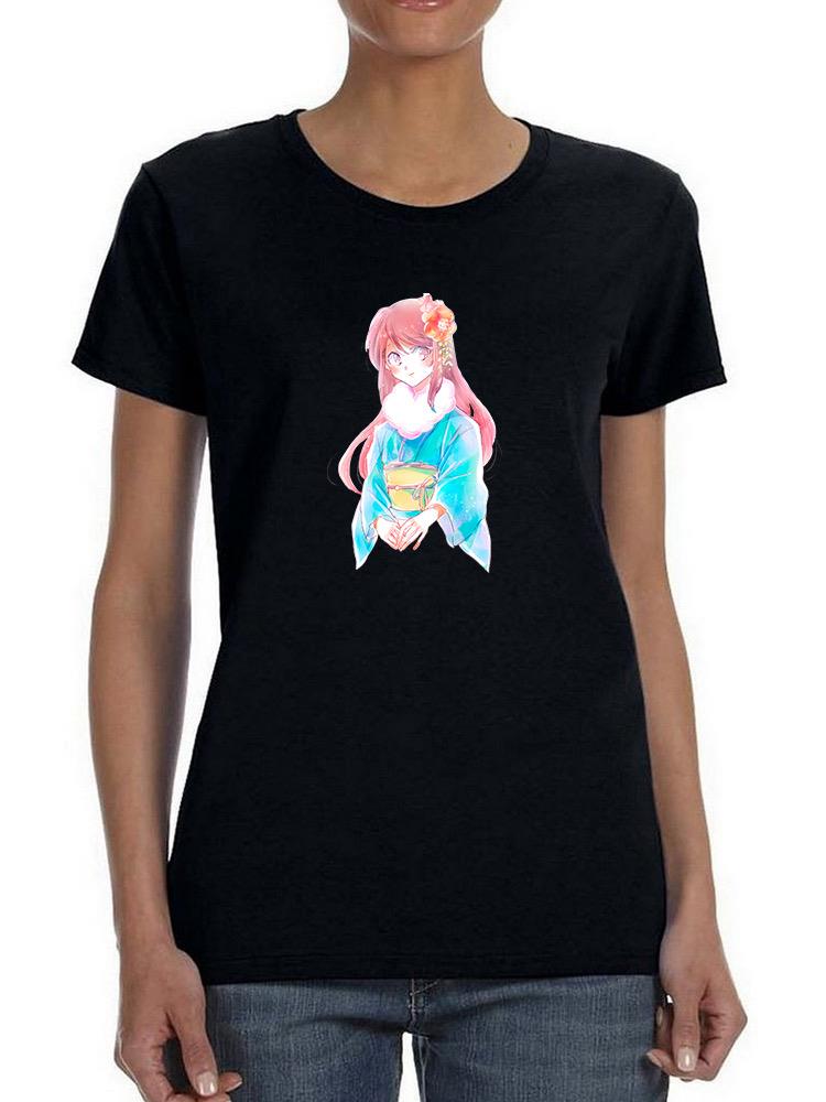 Manga Girl W Kimono T-shirt -Image by Shutterstock
