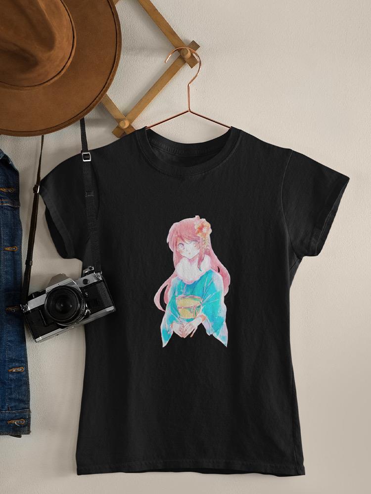 Manga Girl W Kimono T-shirt -Image by Shutterstock