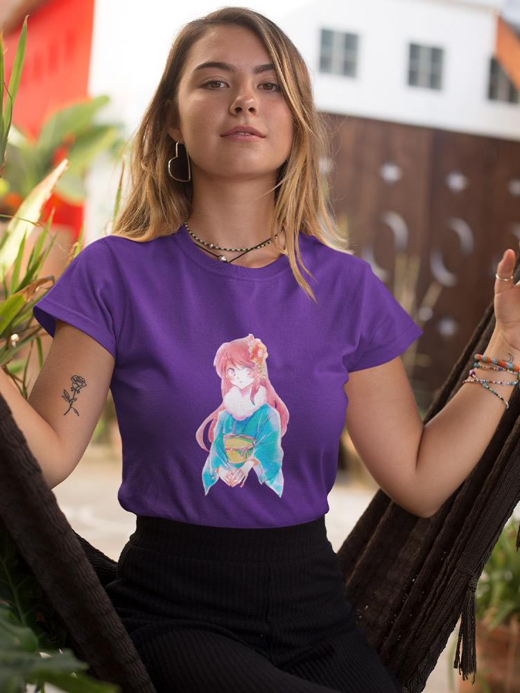 Manga Girl W Kimono T-shirt -Image by Shutterstock