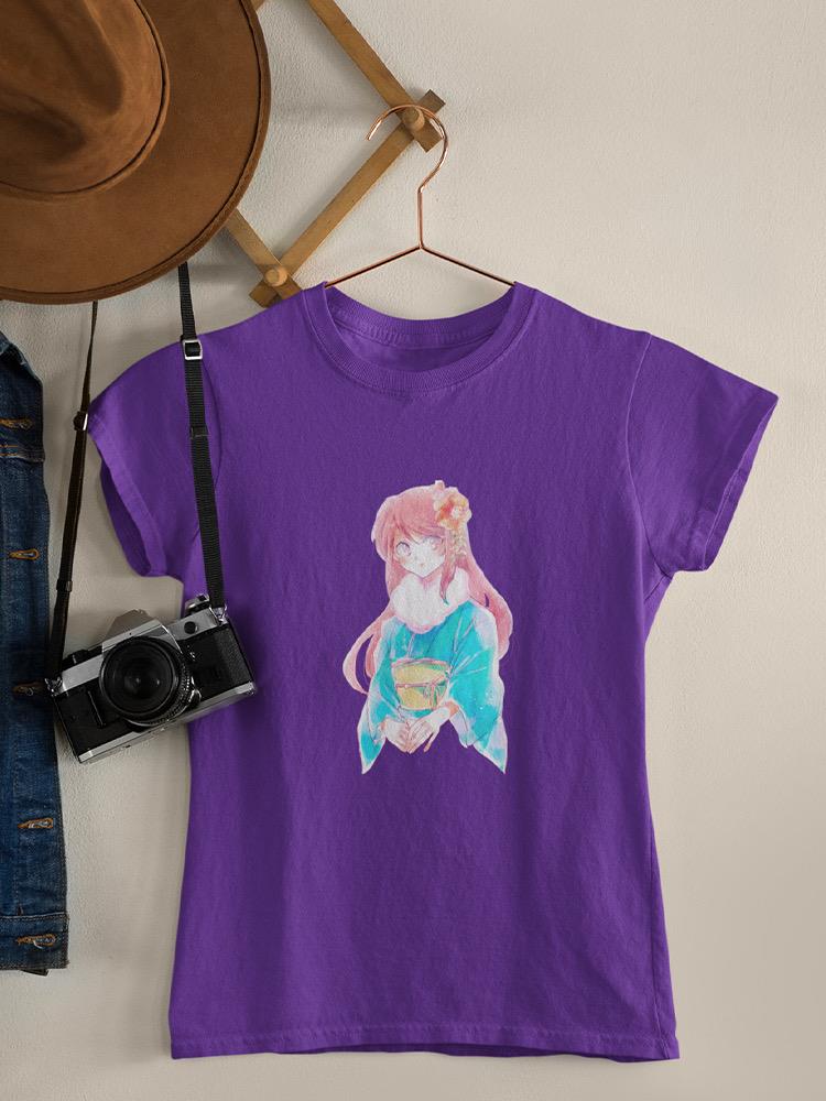 Manga Girl W Kimono T-shirt -Image by Shutterstock