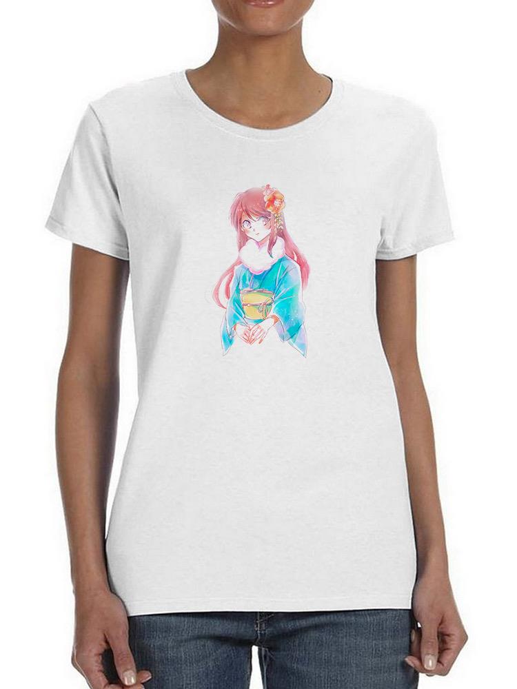 Manga Girl W Kimono T-shirt -Image by Shutterstock
