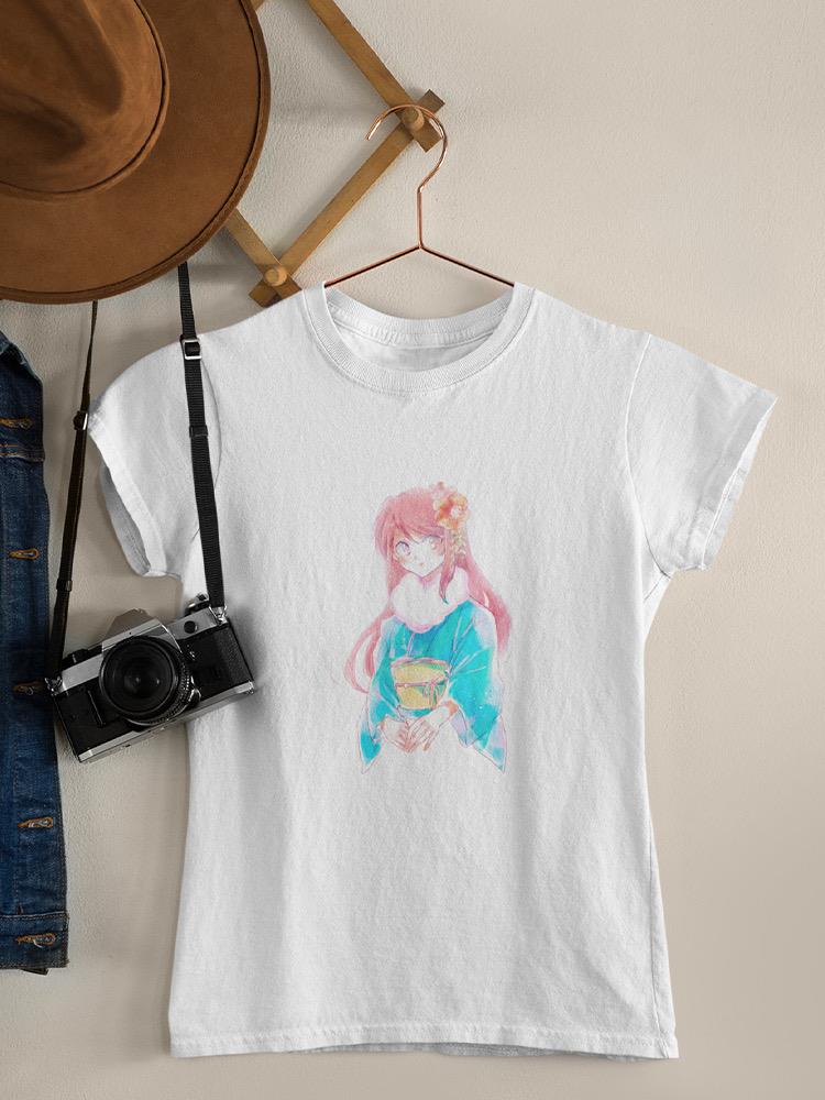 Manga Girl W Kimono T-shirt -Image by Shutterstock