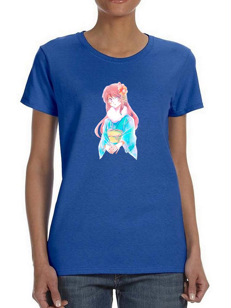 Manga Girl W Kimono T-shirt -Image by Shutterstock