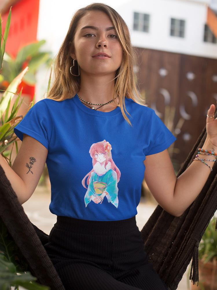 Manga Girl W Kimono T-shirt -Image by Shutterstock