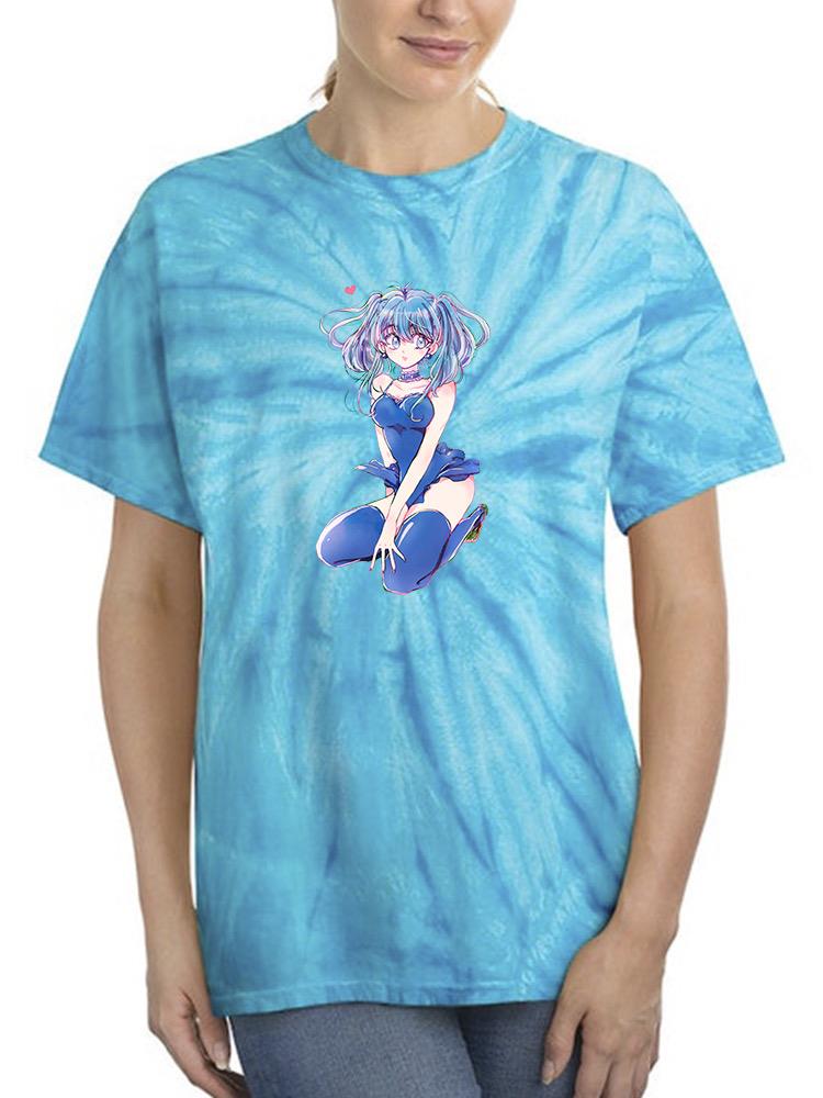 Anime Girl Ballerina Outfit Tie Dye Tee -Image by Shutterstock