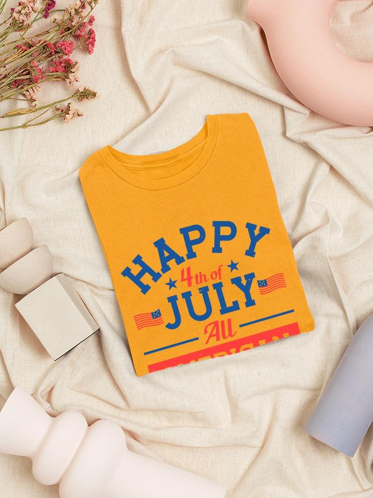 Happy 4Th Of July American T-shirt -Image by Shutterstock