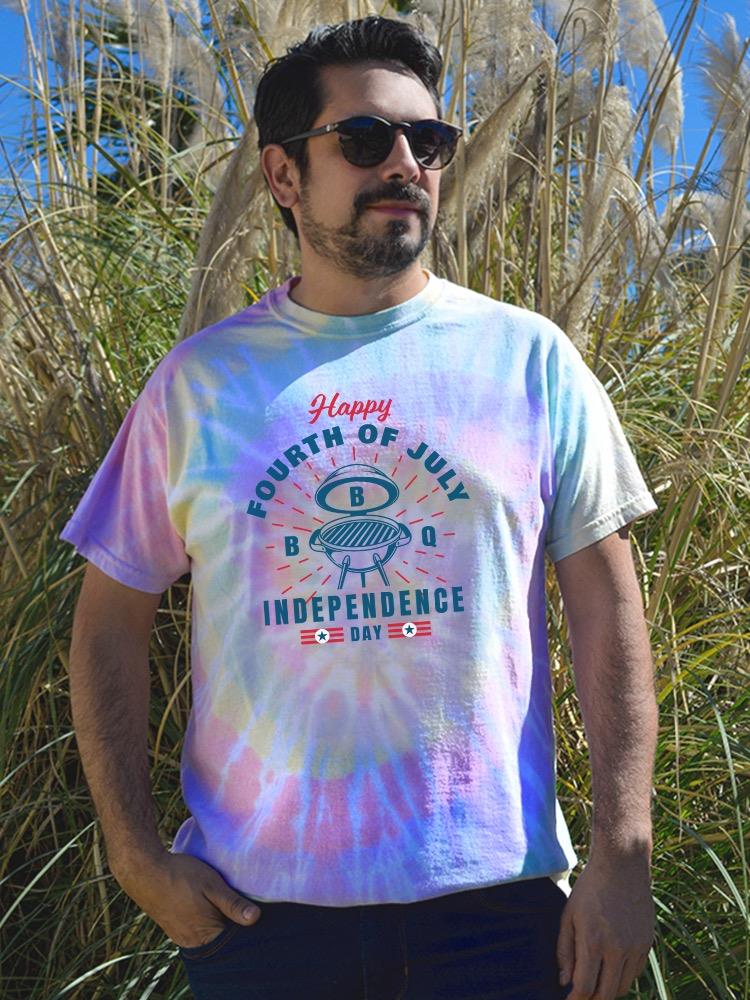 Happy 4Th July Bbq Tie Dye Tee -Image by Shutterstock
