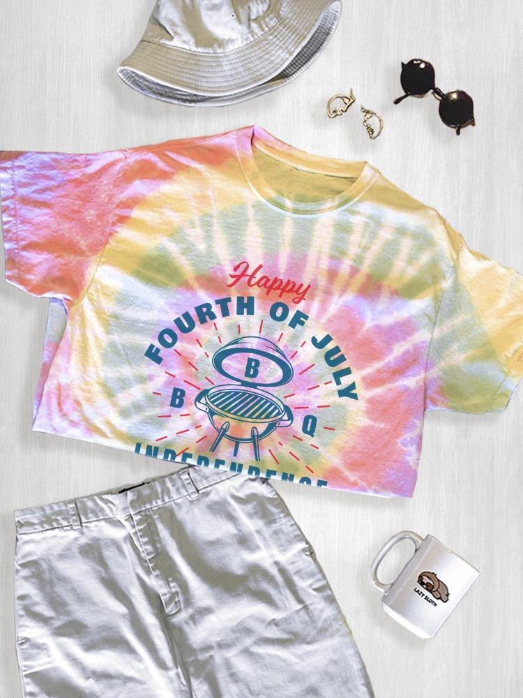 Happy 4Th July Bbq Tie Dye Tee -Image by Shutterstock