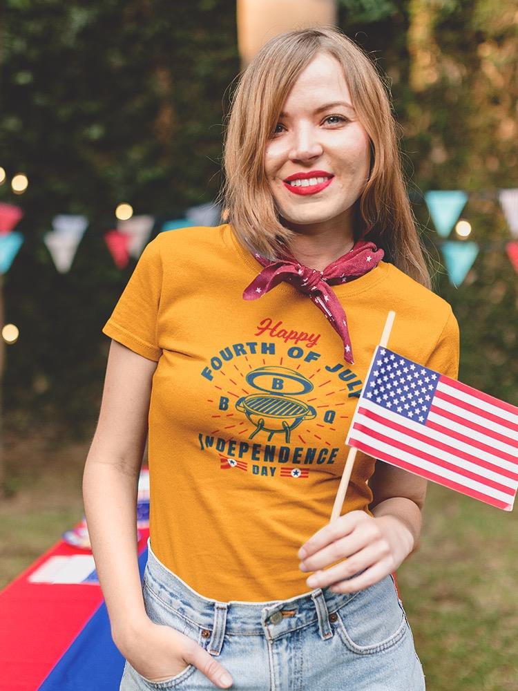 Happy 4Th July Bbq T-shirt -Image by Shutterstock