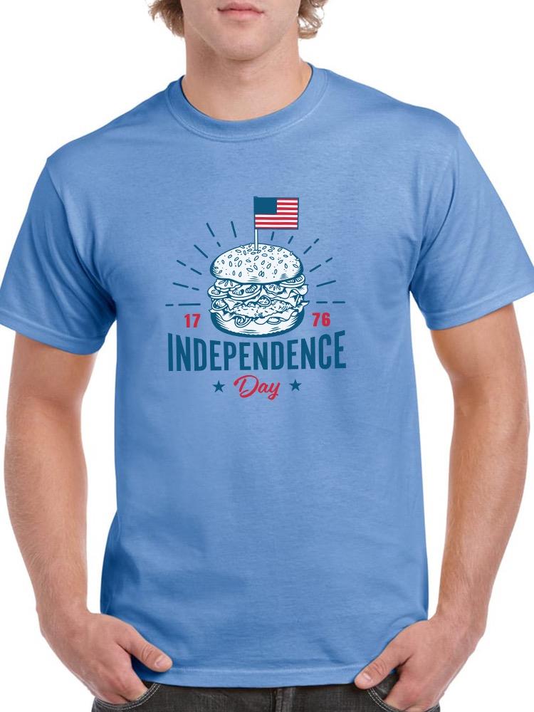 Independence Day Burger T-shirt -Image by Shutterstock