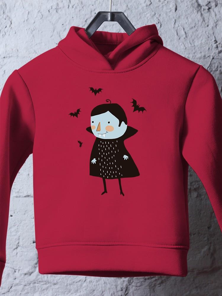 Cute Halloween Funny Vampire Hoodie -Image by Shutterstock