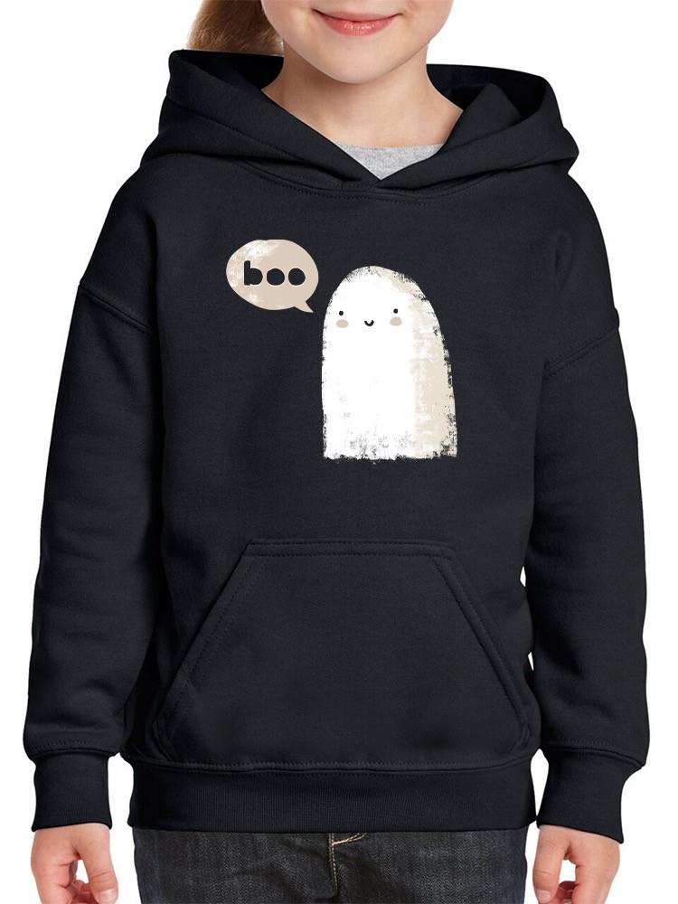 Boo. Retro Style Cute Ghost Hoodie -Image by Shutterstock