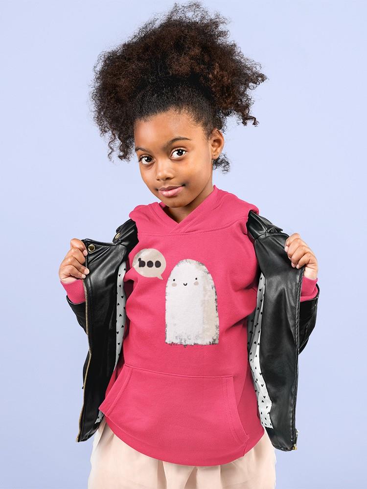 Boo. Retro Style Cute Ghost Hoodie -Image by Shutterstock