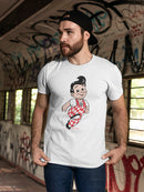 Retro Vintage Big Boy Running Men's T-shirt