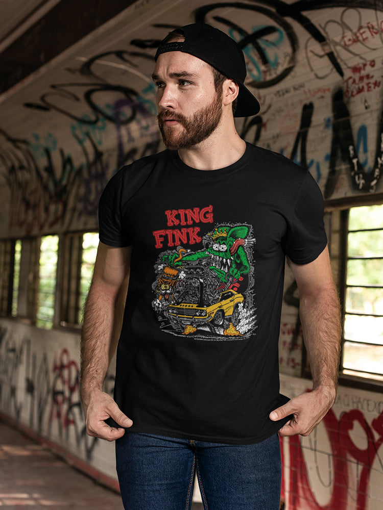 King Fink Rat Fink Monster Truck Men's T-shirt