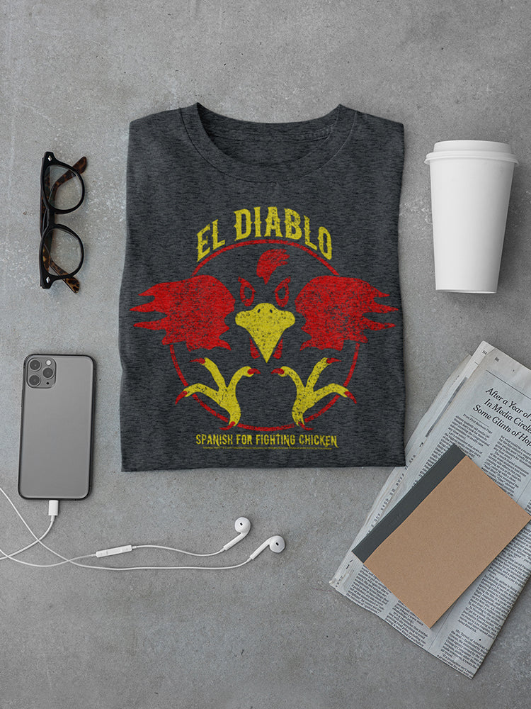 El Diablo Fighting Chickens Talladega Nights Men's T-shirt