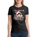Grumpy Cat Grumpy Little Christmas Women's Black T-shirt