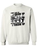 When I See You I Throw Up Sweatshirt Men's -T-Line Designs