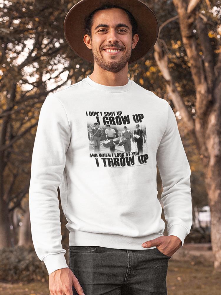 When I See You I Throw Up Sweatshirt Men's -T-Line Designs