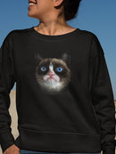 Grumpy Cat Sweatshirt Women's -T-Line Designs