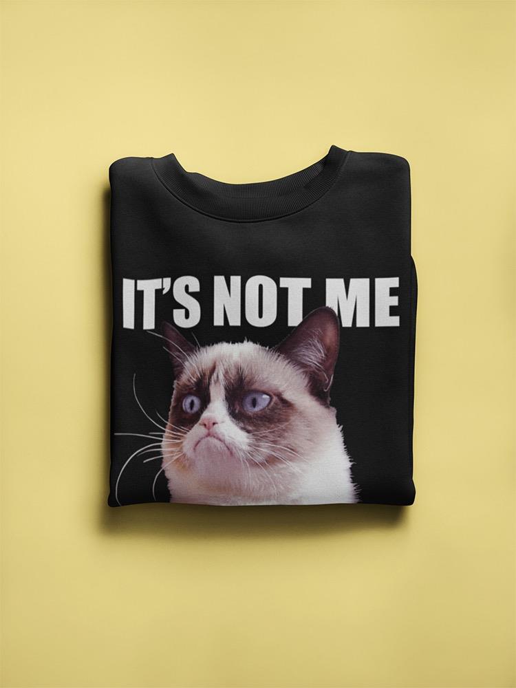 It's You Grumpy Cat Sweatshirt Women's -T-Line Designs