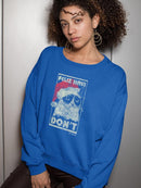 Christmas Grumpy Cat Sweatshirt Women's -T-Line Designs