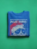 Christmas Grumpy Cat Sweatshirt Women's -T-Line Designs