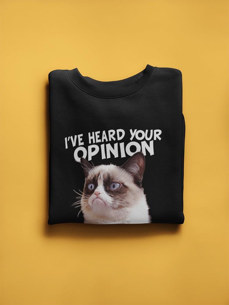 I've Heard Grumpy Cat Sweatshirt Women's -T-Line Designs
