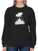 Sucks Grumpy Cat Sweatshirt Women's -T-Line Designs